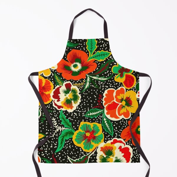 Item preview, pansies with dots pattern designed and sold by CarrascoFe.