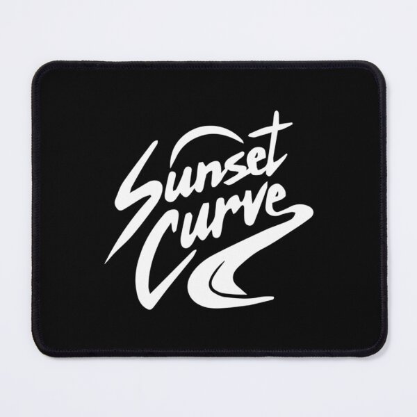 Item preview, Sunset Curve White Logo Pullover Hoodie designed and sold by paulaNash52.