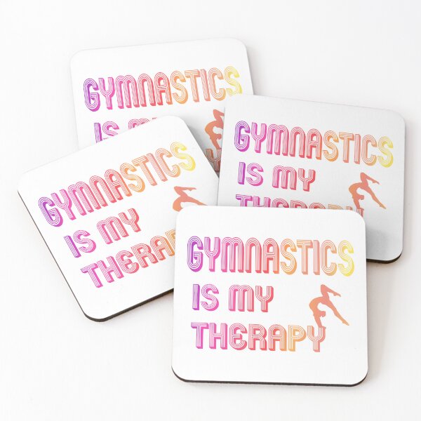 Item preview, Gymnastics is my therapy - Gymnastics girl, gymnast designed and sold by claudiasartwork.