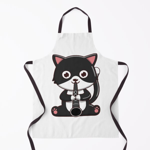 Item preview, Cute Black Cat Playing The Clarinet designed and sold by Luan Huynh.