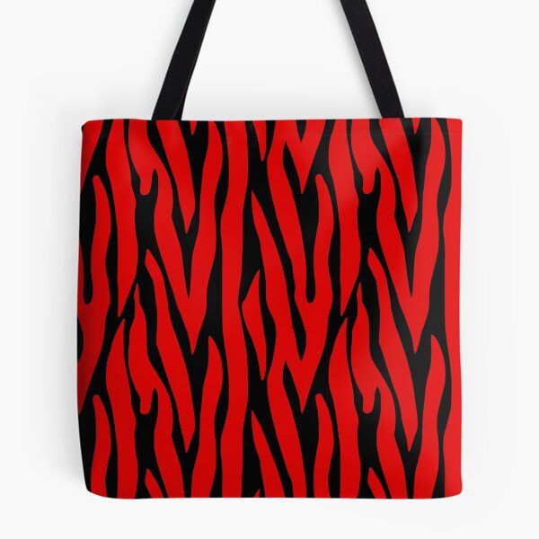 Item preview, Red zebra pattern  designed and sold by Nora Gad.