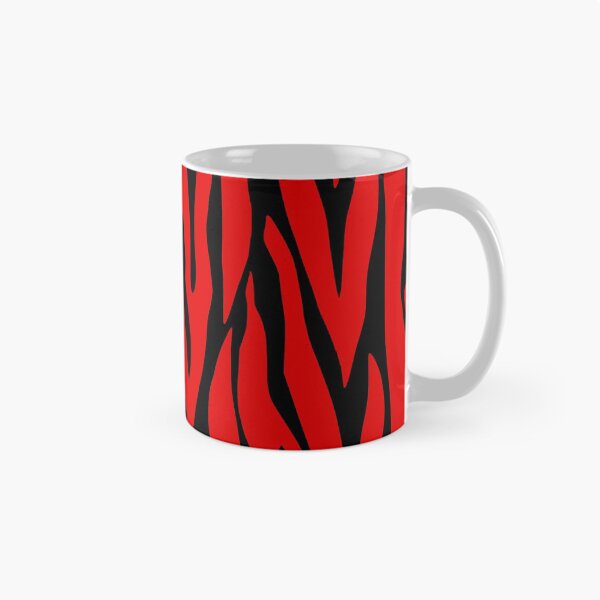 Item preview, Red zebra pattern  designed and sold by Nora Gad.