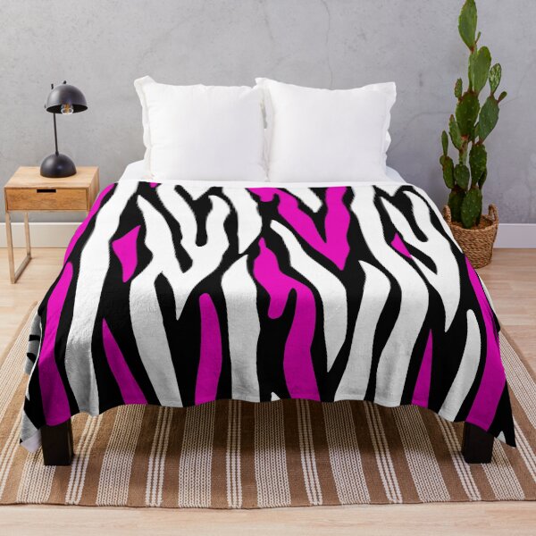 Item preview, Magenta and Black zebra lines designed and sold by Nora Gad.