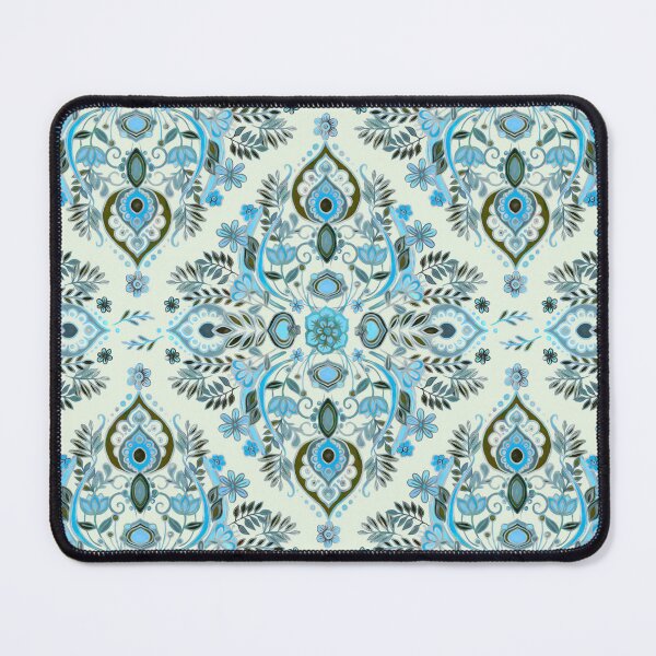Item preview, Modern Folk in Aqua and Umber designed and sold by micklyn.