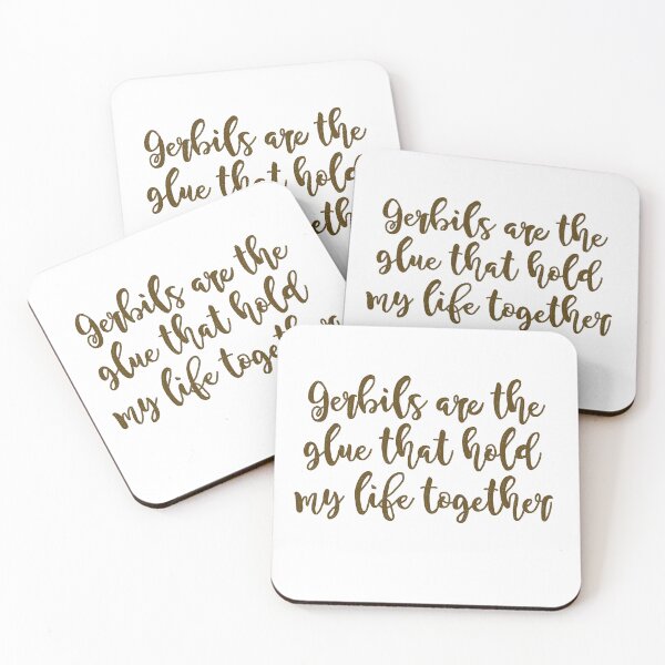 Item preview, Gerbils are the glue hold my life together  designed and sold by Becky-Marie.