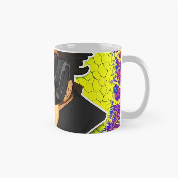 Item preview, Brutish Thug Gangster in VR Metaverse , Magenta Yellow Ribbons Background, Abstract Comic Style Motif Pattern  (anime cartoon style,  wallpaper tile) designed and sold by Digital-Davinci.