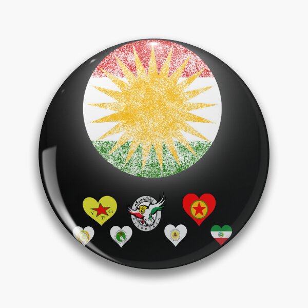 Item preview, KURDISTAN Flag,Kurdish parties designed and sold by KurdishShops.