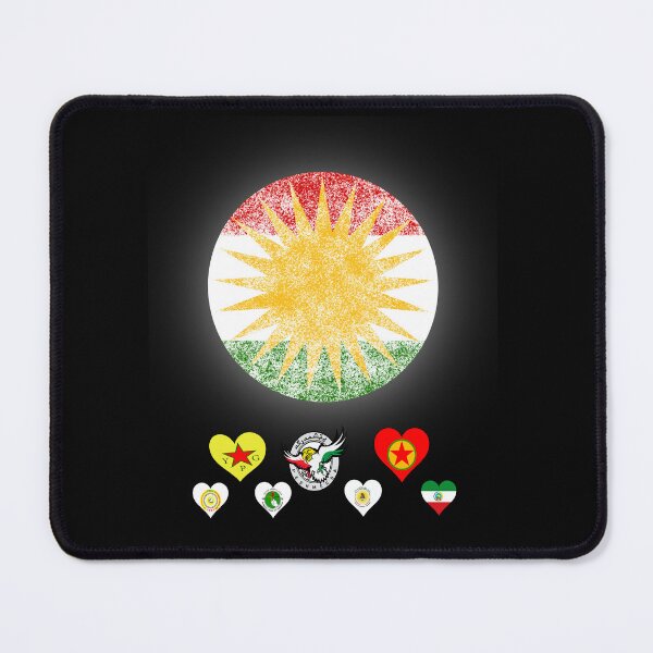 Item preview, KURDISTAN Flag,Kurdish parties designed and sold by KurdishShops.