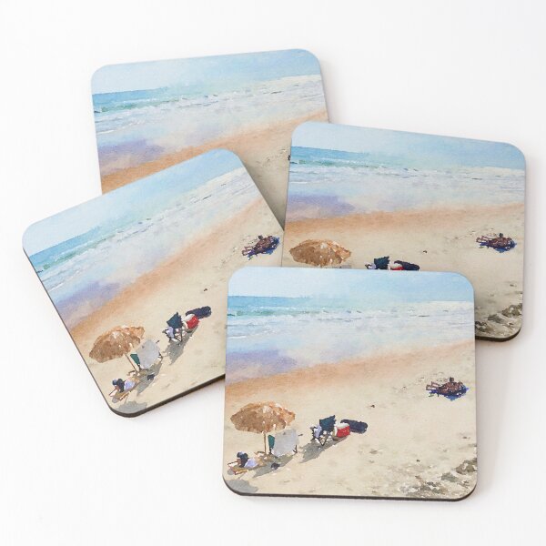 Item preview, Watercolor Beach designed and sold by TheArtCave.