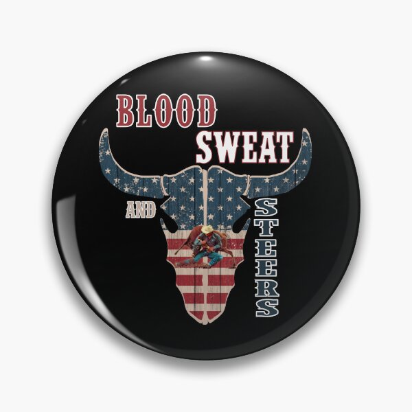 Item preview, Steer Wrestling - Blood Sweat And Steers - Steer Wrestlers Quotes designed and sold by handsoftime2020.