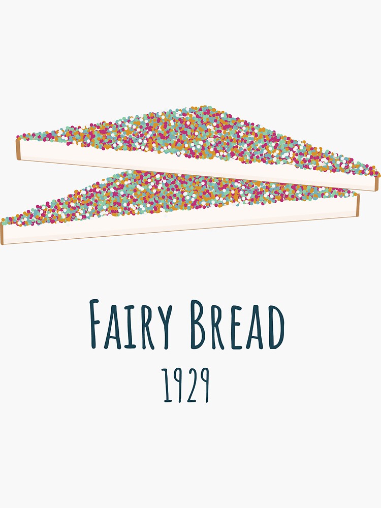 "Fairy Bread" Sticker for Sale by GoodYarns Redbubble