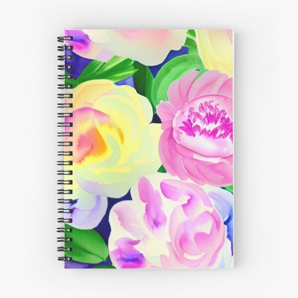 Aperçu de l'œuvre Peinture de pivoines aquarelle créée et vendue par Mirarima.