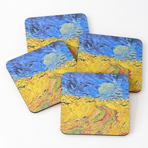 Item preview, Vincent Van Gogh Wheatfield with Crows digitally enhanced  designed and sold by CristalleLisa.