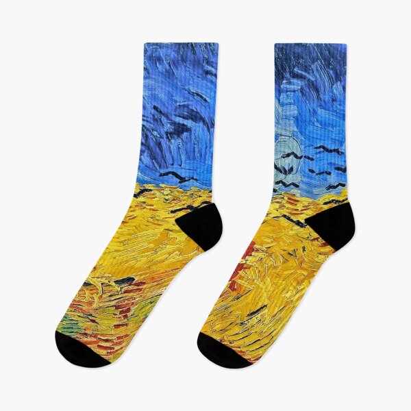 Item preview, Vincent Van Gogh Wheatfield with Crows digitally enhanced  designed and sold by CristalleLisa.