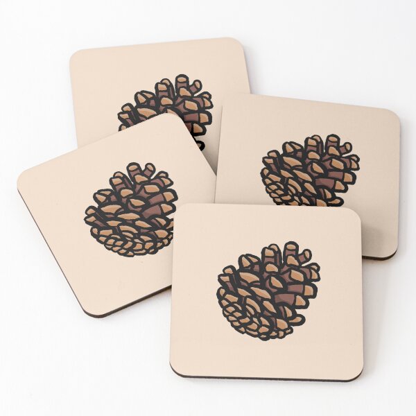 Item preview, Simple cartoon pinecone digital illustration, autumn nature trees woody  designed and sold by AlmightyClaire.