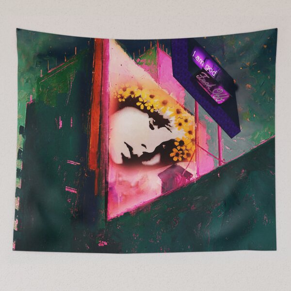 Item preview, I am God, Urban Art designed and sold by timelessfancy.