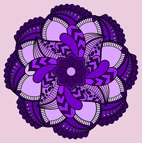 Floral Mandalas 054 (Style:8)