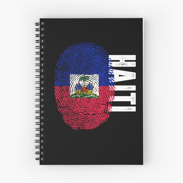 Item preview, Haiti Flag Fingerprint DNA Haitian designed and sold by PartyShirts1.