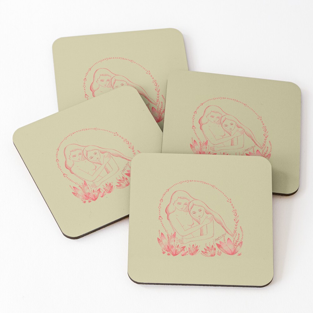 Item preview, Coasters (Set of 4) designed and sold by SapphicWolves.