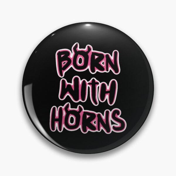 Item preview, Born with Horns   Classic designed and sold by x1vectorGraphic.