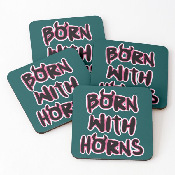 Item preview, Born with Horns   Classic designed and sold by x1vectorGraphic.
