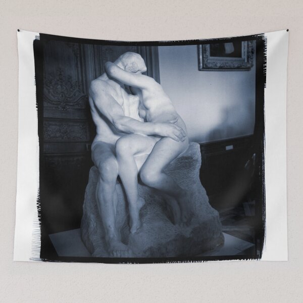 Item preview, The  historic sculpture  of "The Kiss" By August Rodin in Museum of Rodin in Paris.  designed and sold by PhotogalleryCJ.