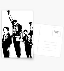 1968 Olympische Spiele Black Power Salute Postkarten