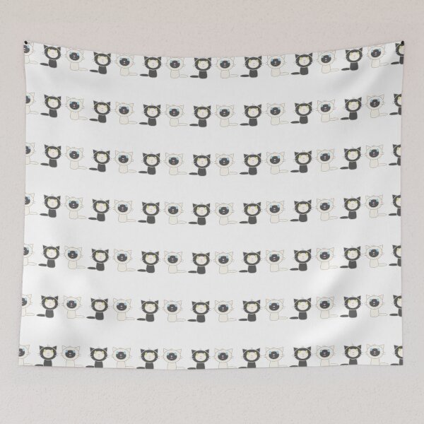Item preview, Yin Yang balck white kitty cat innocence pastel png designed and sold by YinYangKat.
