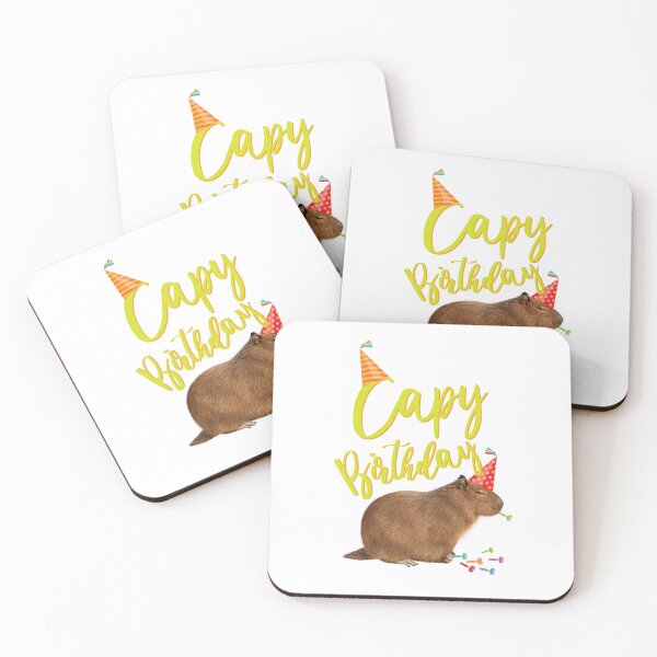 Item preview, Capy Birthday designed and sold by chillaxcats.