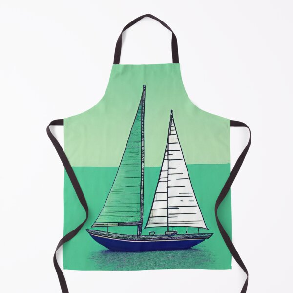 Artikelvorschau, Ein Segelboot friedlich über den Ozean gleiten sehen entworfen und verkauft von KishShop.