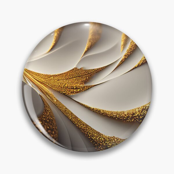 Item preview, Elegant gold and white abstract designed and sold by Mobius Spot Collective.