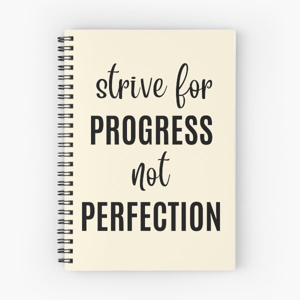 Item preview, Strive for Progress not Perfection  designed and sold by QuotesAreFun.