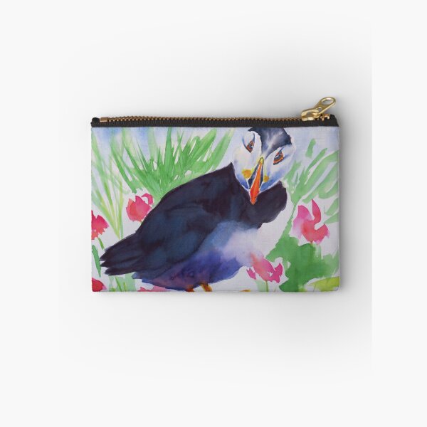 Item preview, Atlantic Puffin Among the Flowers designed and sold by Nadeasart.
