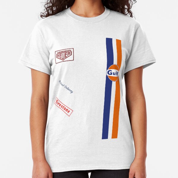 Gt 40 Le Mans t shirt 1968 1969 coupe Ford mens mcqueen top vintage retro