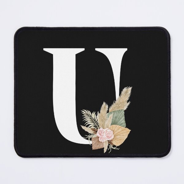 Item preview, letter u floral designed and sold by LU NA.