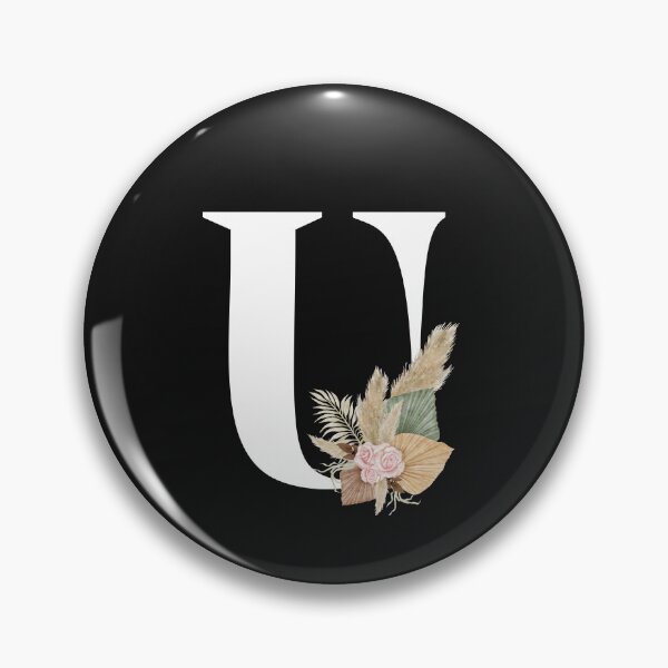 Item preview, letter u floral designed and sold by LU NA.