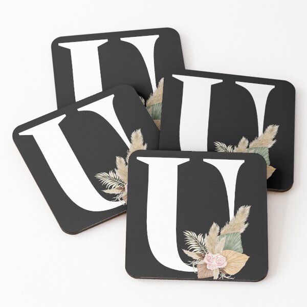 Item preview, letter u floral designed and sold by LU NA.