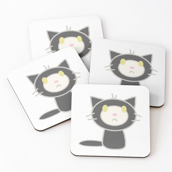 Item preview, Yin black kitty cat innocence pastel png designed and sold by YinYangKat.