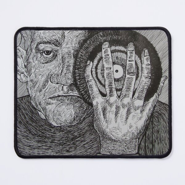 Item preview, Man with orb. Pen on 29.7x42cm paper. designed and sold by crowleyronan123.
