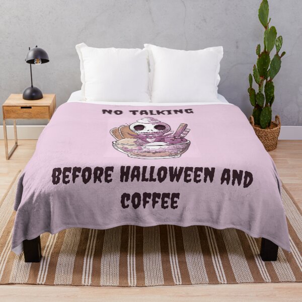 Item preview, No Talking Before Halloween And Coffee designed and sold by RockBeeDesigns.