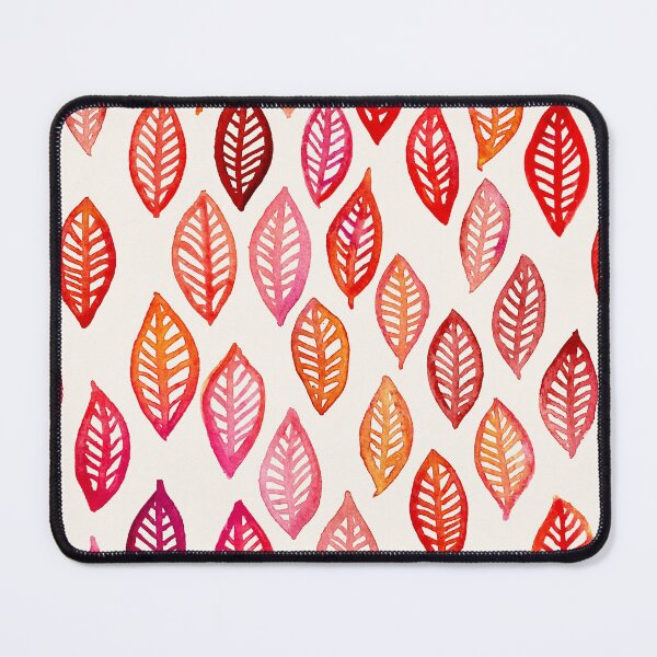Item preview, Watercolor Leaf Pattern in Autumn Colors designed and sold by micklyn.