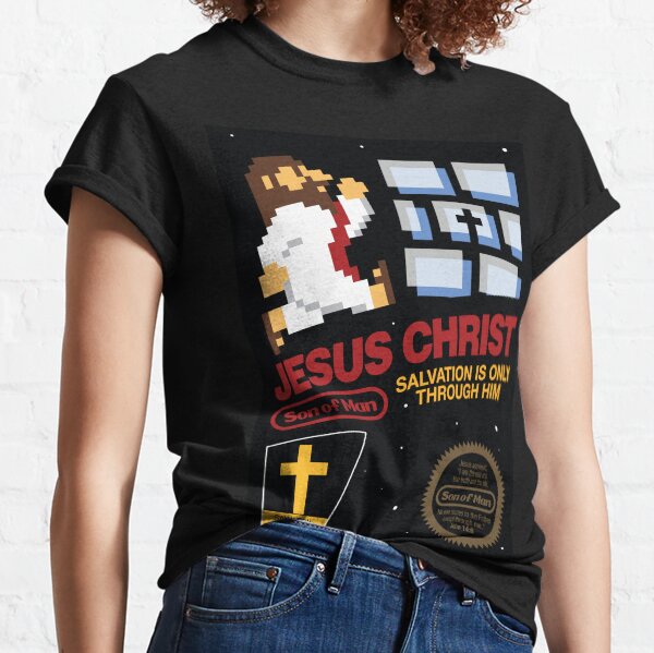 Jésus-Christ NES 8bit T-shirt classique
