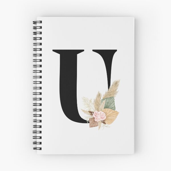 Artikelvorschau, buchstabe u blumen entworfen und verkauft von LU NA.