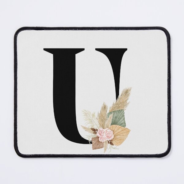 Item preview, letter u floral designed and sold by LU NA.