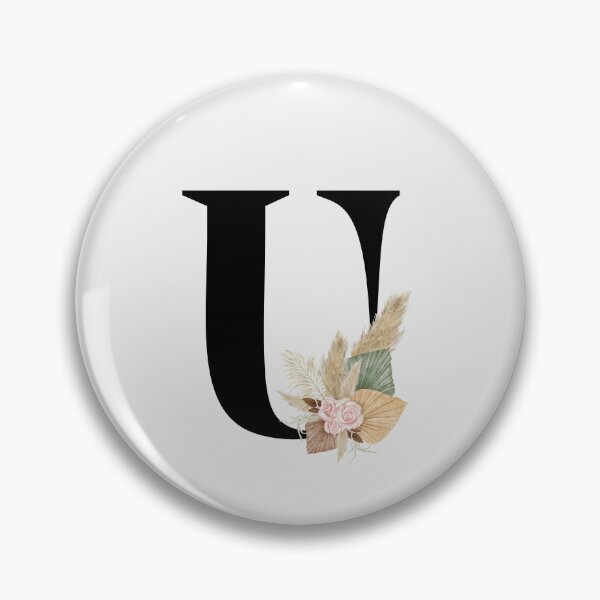 Item preview, letter u floral designed and sold by LU NA.