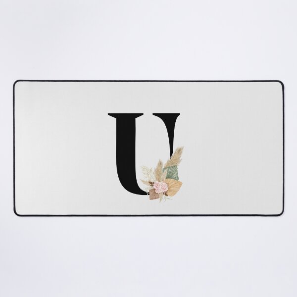 Item preview, letter u floral designed and sold by LU NA.