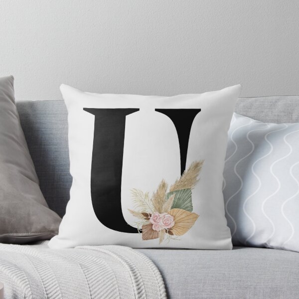 Item preview, letter u floral designed and sold by LU NA.