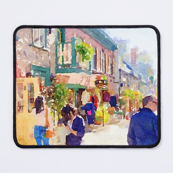 Item preview, Watercolor Quebec Rue du Petit Champlain designed and sold by TheArtCave.