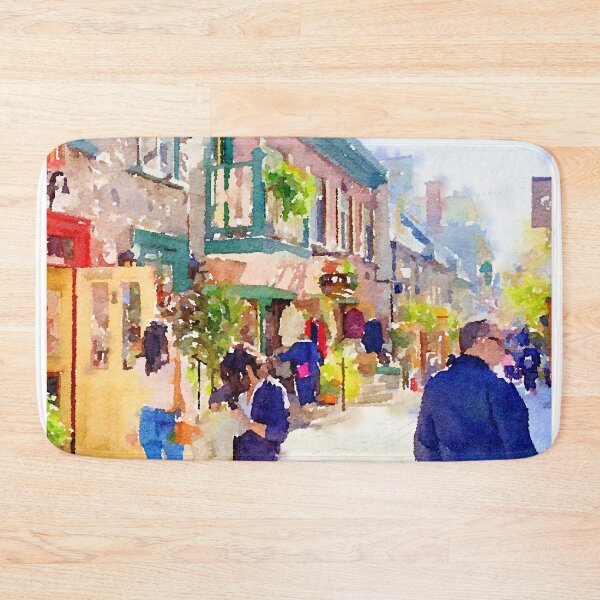 Item preview, Watercolor Quebec Rue du Petit Champlain designed and sold by TheArtCave.