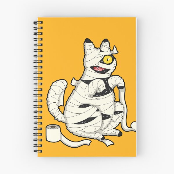 Item preview, Funny mummy spooky halloween cat designed and sold by tactooncat.